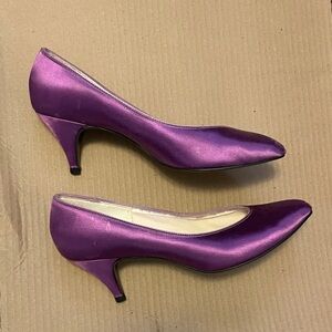 1980s 1990s Purple Women's Heels